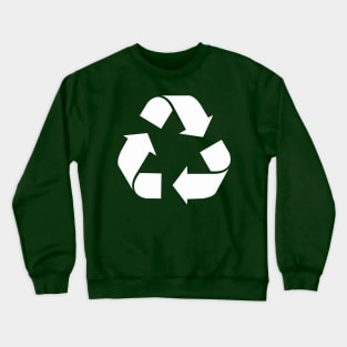 White Reduce, Reuse, Recycle, Repurpose, living green Crewneck Sweatshirt